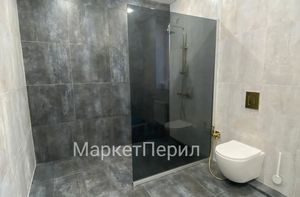 Перегородка из стекла в ванную